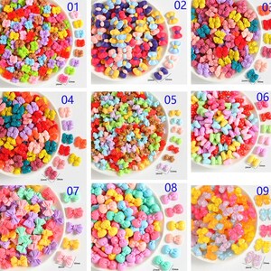 Strikcabochon, strik met platte achterkant, cabochon van gemengd hars, cabochon met platte achterkant, strik van hars, kawaiistrik