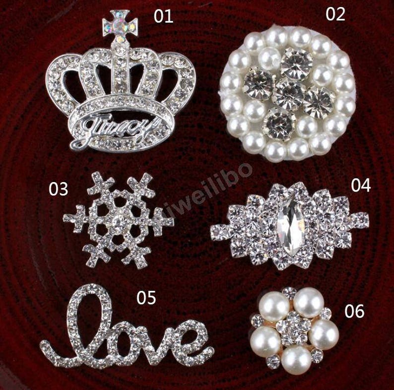 Rhinestone Buttonclear Rhinestone Wholesale Button for Etsy