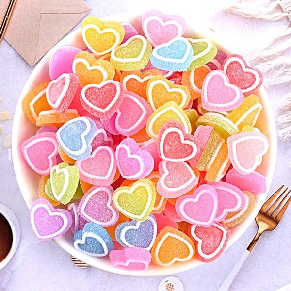 Heart Flatback Resin Cabochons for embellishments DIY Craft Supplies 15×17mm