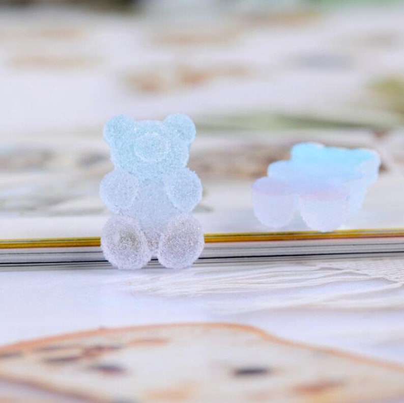 Pcs Candy Material Kit 3D Resin Flat Cabochons Embellishment Diy Wedding Hairpin