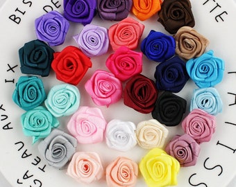 1 "Band Blumen Haarspangen Haarnadeln Handgemachte Künstliche Stoff Blume Für Mädchen Kopfschmuck