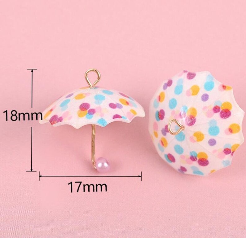 Resin Umbrella Pendant Charms for Making Jewelry DIY Wholesale Etsy