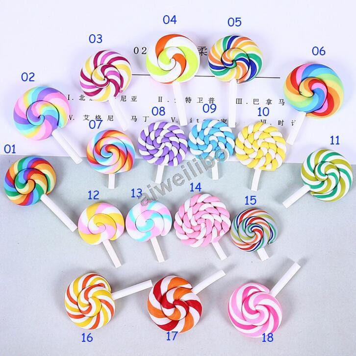 Kawaii Polymer Clay Resin Flatback Cabochons Deco Embellishments Scra…
