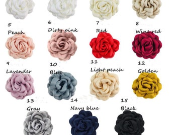 Fabric Flower For Girls Hair Accessories Fabric Flowers For Headbands DIY Flower Supplie