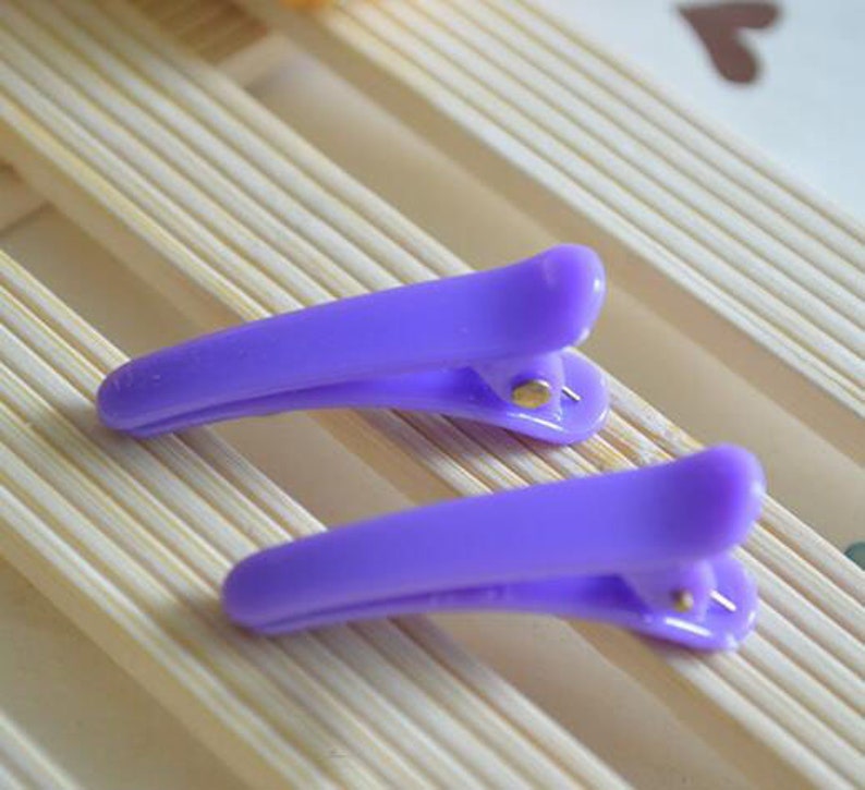 3.5cm Candy Plastic Hair Clips Small Alligator Clips DIY Etsy