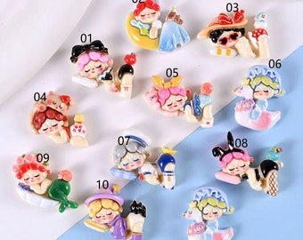 New Princess Flat Back Resin Cabochons Scrapbooking DIY Jewelry Craft Decoration Accessorie