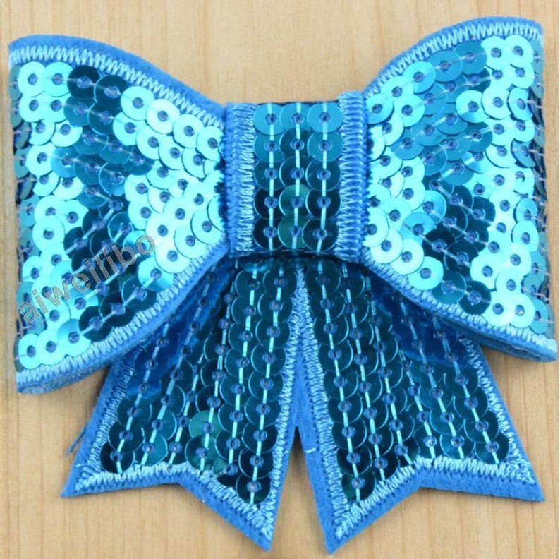Sequin Bow Large Bow Fabric Bows DIY Hair Bows Wholesale Etsy
