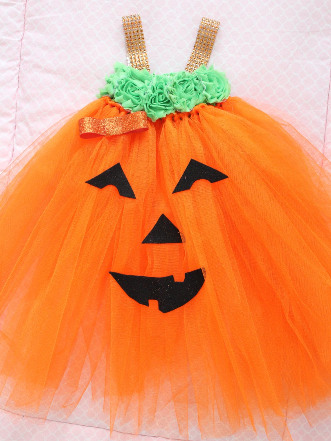 Adorable Baby Pumpkin Costume Pumpkin Tutu Dress for Baby Girl Etsy