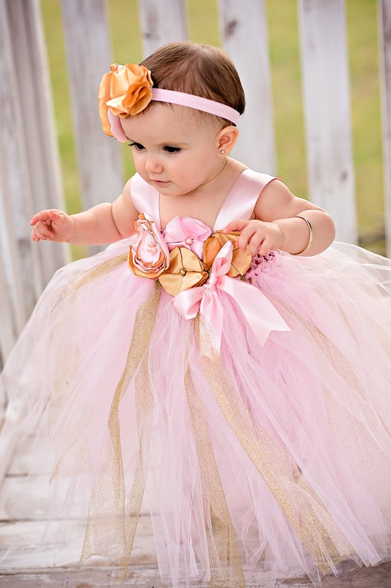 gold tutu dress