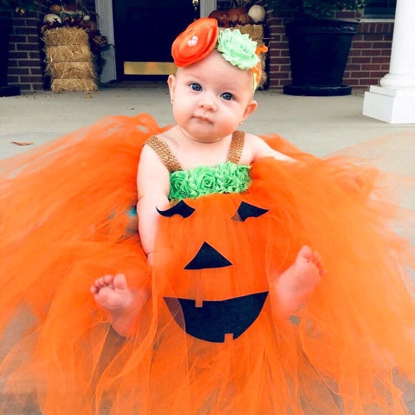 Baby Pumpkin Costume Etsy