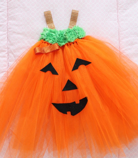 pumpkin tutu dress