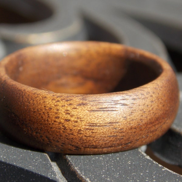 Natural American Black Walnut wood ring Made to Order Custom Size and Width any size Men Walnut wood ring Woman Walnut wood ring Custom ring