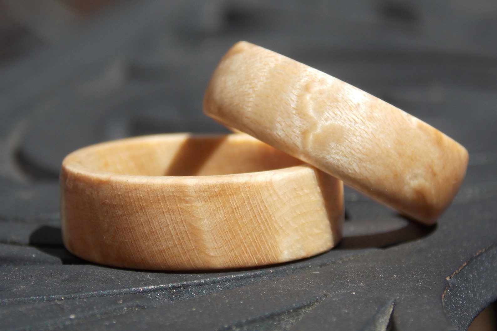 BIRDS EYE Maple Wood Ring Custom Made Any Size and Style Wood | Etsy