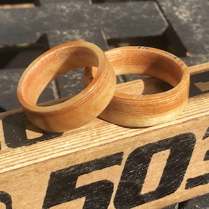 Sherwood Hockey Stick Wood Ring: Hockey Fan Gift