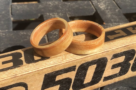 Sherwood Hockey Stick Wood Ring: Hockey Fan Gift