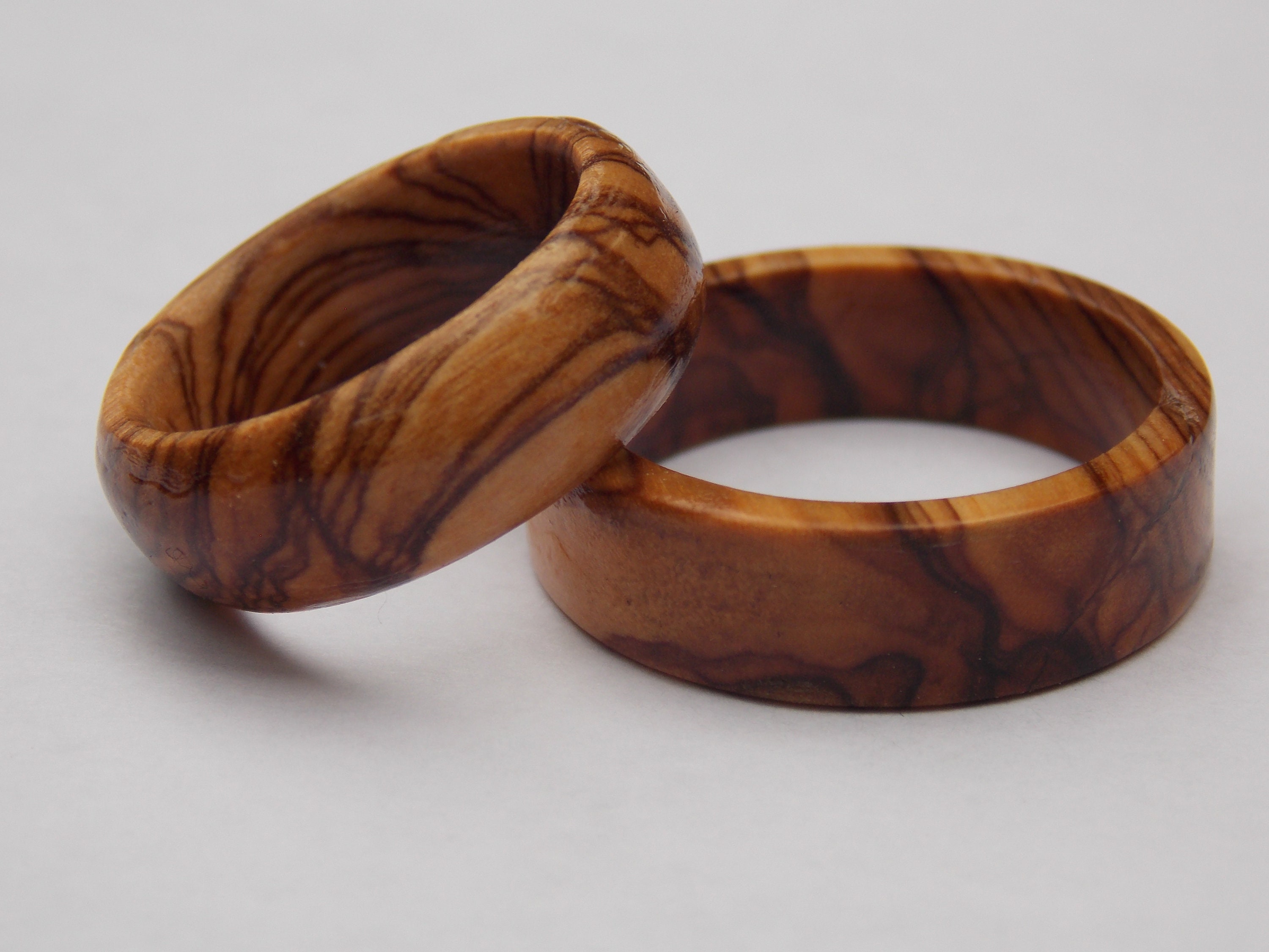 Bethlehem Israel Olive Wood Ring Authentic Holy Land Wood Sacred Wood Special Wood Ring Men Olivewood Ring Woman Olive Wood Ring Any Size Etsy