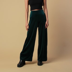 Green Velvet Trousers