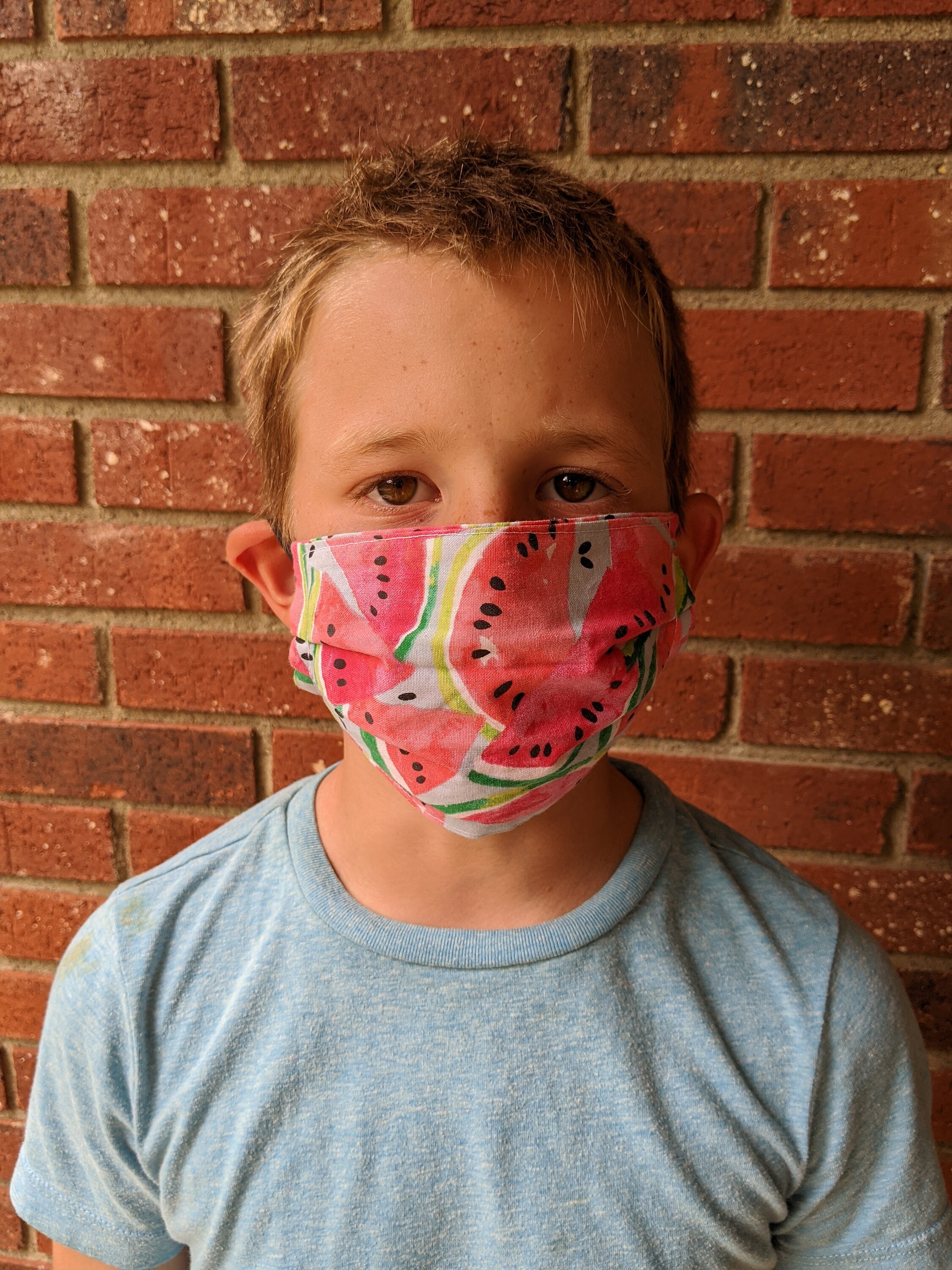 Child Face Mask Baseball Mask Ages 512 100 Cotton Etsy