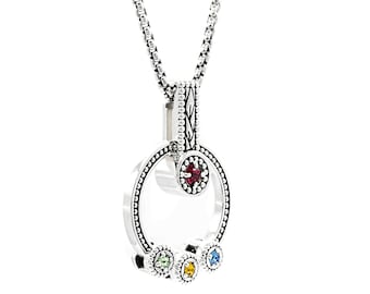 Mothers Birthstone Necklace