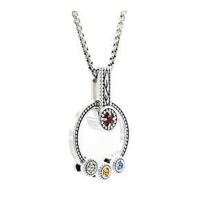 Mothers Birthstone Necklace