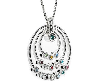 Great Grandmothers Birthstone Necklace
