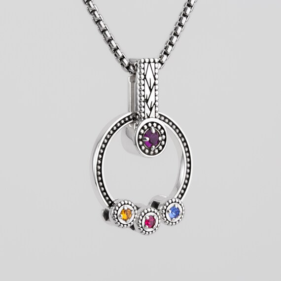 etsy mothers birthstone necklace
