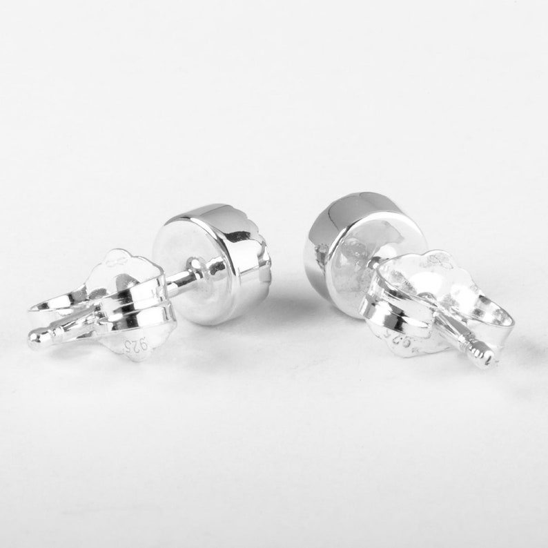The Generations Collection Sterling Silver April Birthstone Stud Earrings