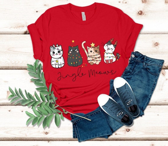 Christmas Lights Cat Cute Gifts For Cat Lovers T-Shirt Christmas Lights Cat Cute Gifts For Cat Lovers T-Shirt