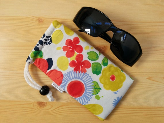 Funda De Gafas,funda De Flores,funda Gafas De Sol,funda De Tela,funda  Acolchada,funda Estampada,monedero Tela,funda Para Gafas,funda Floral 