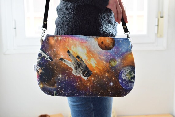Bolso De Tela bolso Estampado bolso Astronauta bolso Cruzado bolso