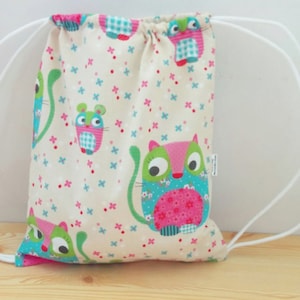 Mochila de niño,mochila niño,mochila de cuerda,bolsa de niño,bolsa niño,bolsa de merienda,bolsa merienda,mochila colegio,mochila animales