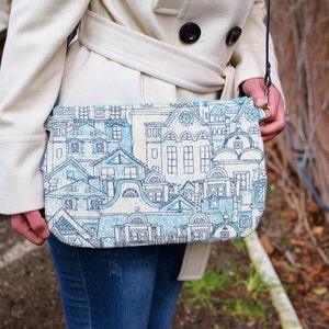 Bolso de tela,bolso estampado,bolso turquesa,bolso cruzado,bolso azul,bolso cuero,tela estampada,bolso juvenil,bolso de lona,bolso verano