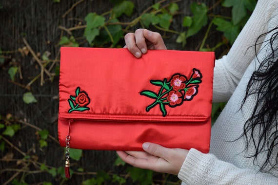 Bolso de fiesta rojo