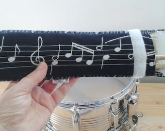 Funda de baquetas,funda baquetas,funda para baquetas,bolsa de baquetas,bolsa para baquetas,baquetero tela,baquetero de tela,funda baquetero
