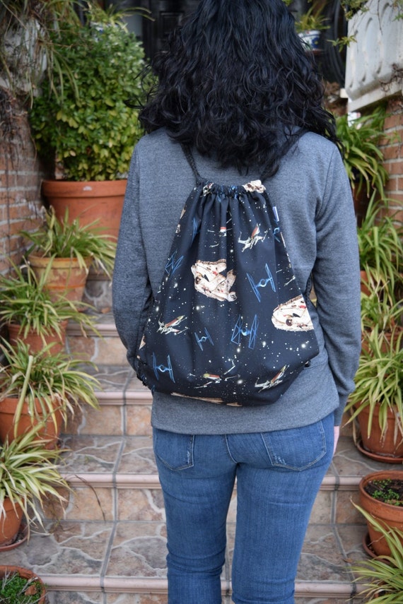HANDMADE STAR WARS Fabric Backpack Sewing Star Wars Rogue One Quilted Handmade Backpack  main image 2