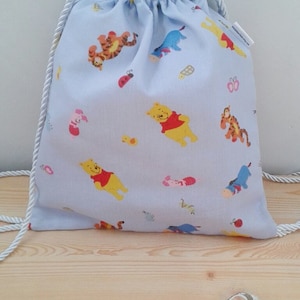 Winnie the Pooh bag,children backpack, kids backpack,children bag, baby bag, kawaii bag, school bag,lunch bag,clothes baby bag, bears bag