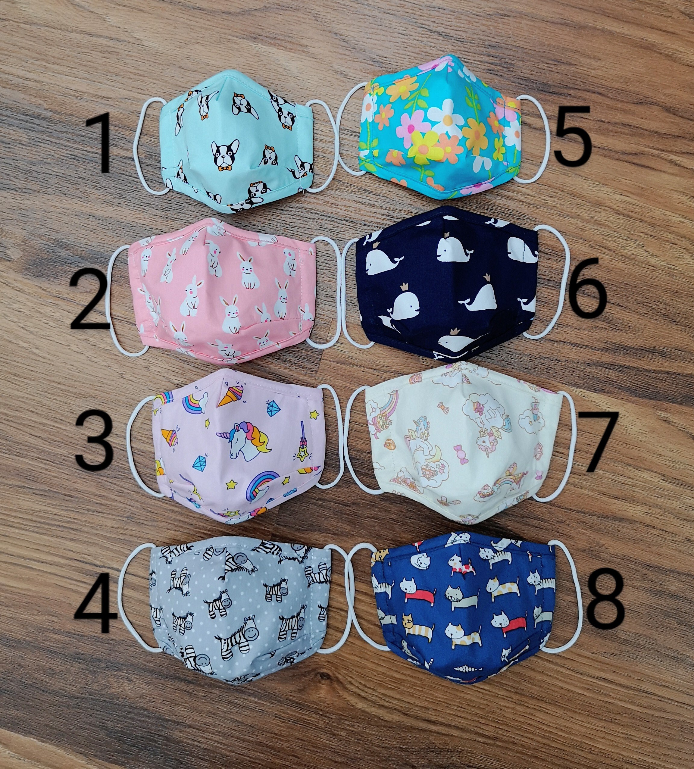 Tote bag and mask set reusable 3 layer 3D face mask Etsy