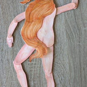 Pappersdockor Venus eller Afrodite, Pappersdockor, Marionett, Thanksgiving - PDF bild 14