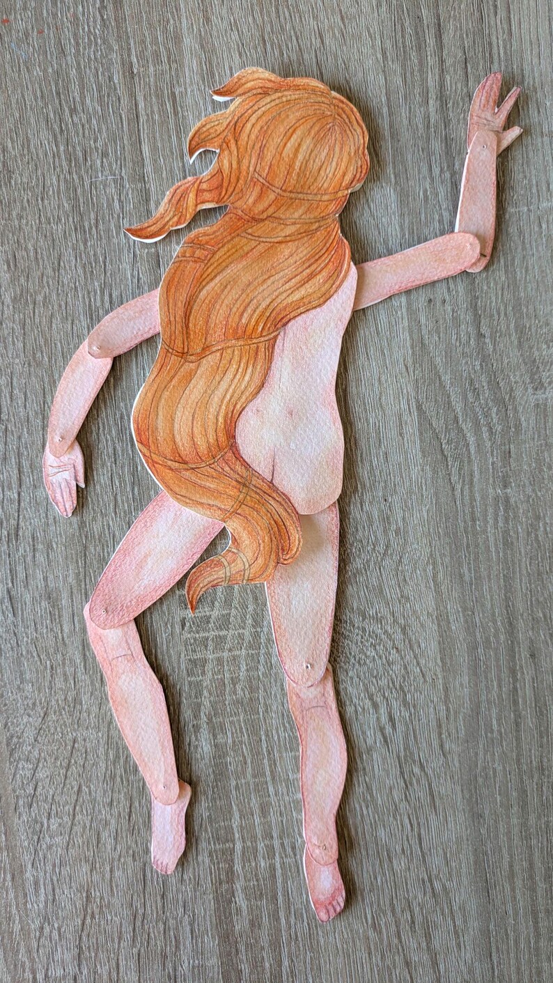 Pappersdockor Venus eller Afrodite, Pappersdockor, Marionett, Thanksgiving - PDF bild 14