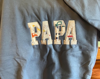 PAPA Embroidered Sweatshirt