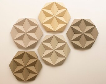Items Similar To White Hexagon Wall Decor Hexagon Wall Tile