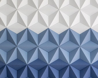 Printable Blue Geometric Wall Art Blue and White Art Print, Digital Download, Geometric Wall Decor Print, Office Art Print, Digital Art