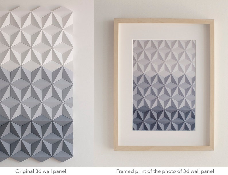 Printable Geometric Wall Art Grey and White Wall Art Digital Etsy