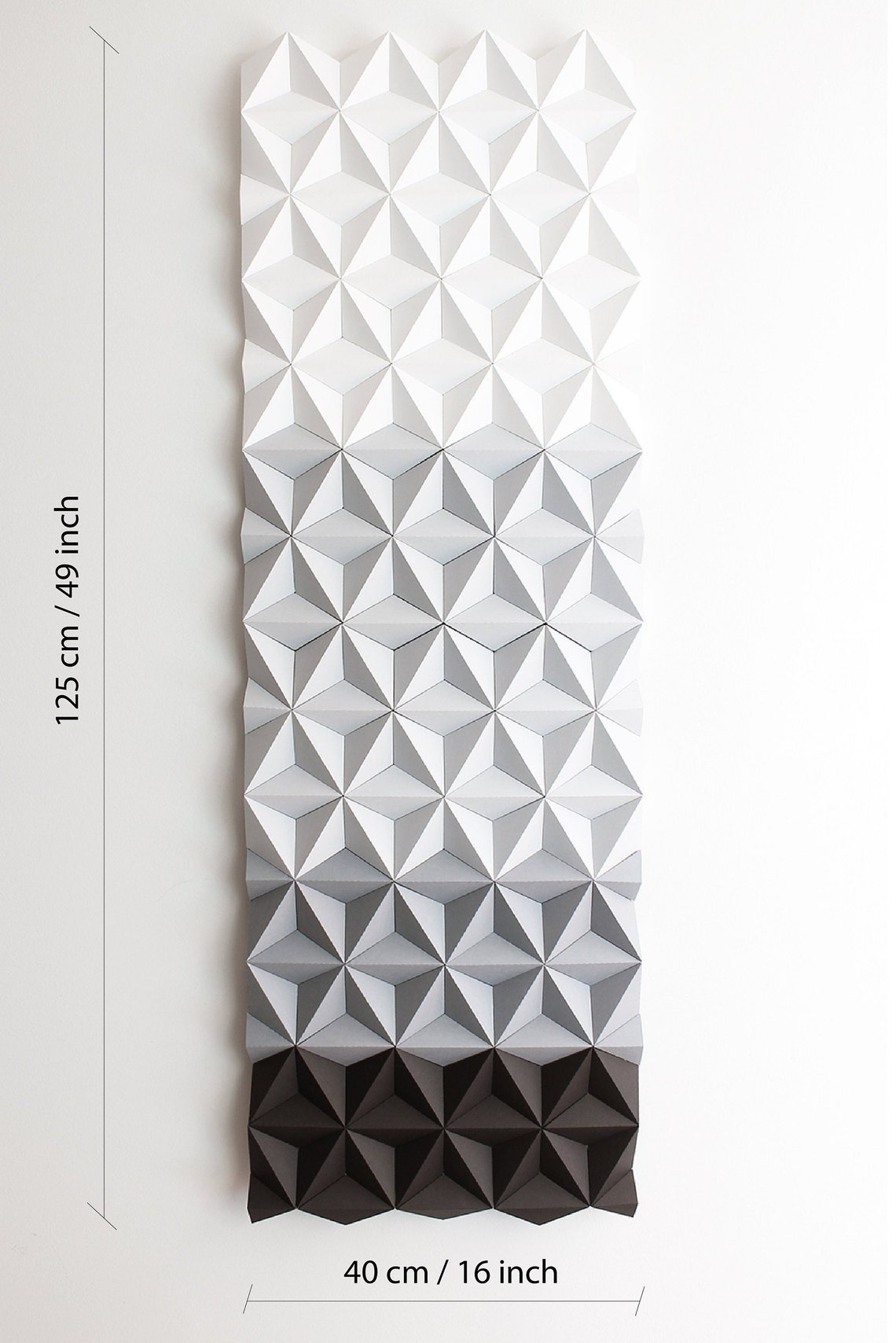 White Black Gray Geometric Wall Art Contemporary Home Decor Etsy