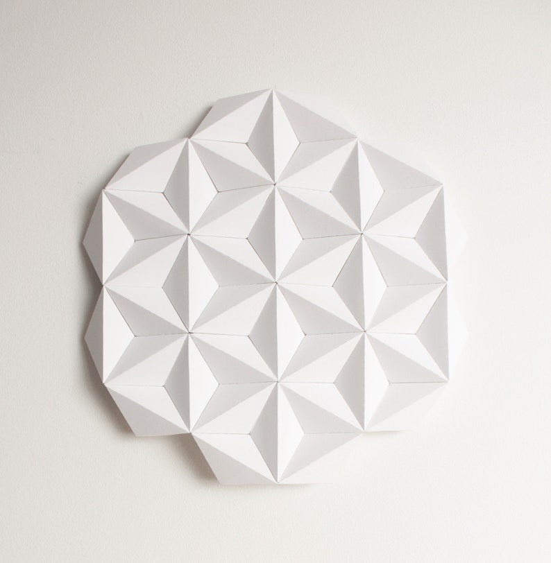 DIY 3d Wall Decor I 3d Wall Tiles, White Wall Tiles, DIY Wall Art, Gift