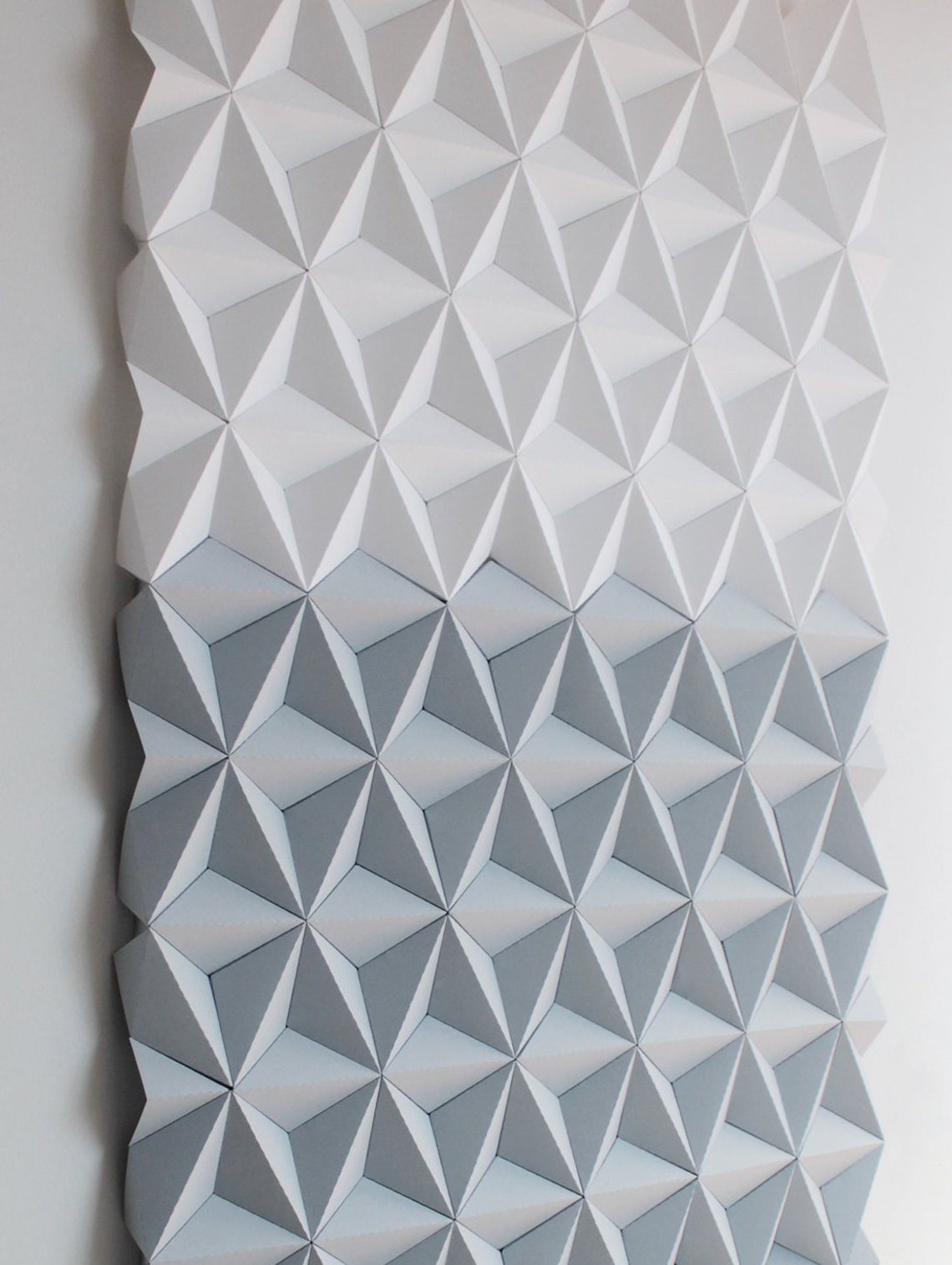 Weißes und Graues Wohndekor Trendy Wall Art große Mode | Etsy