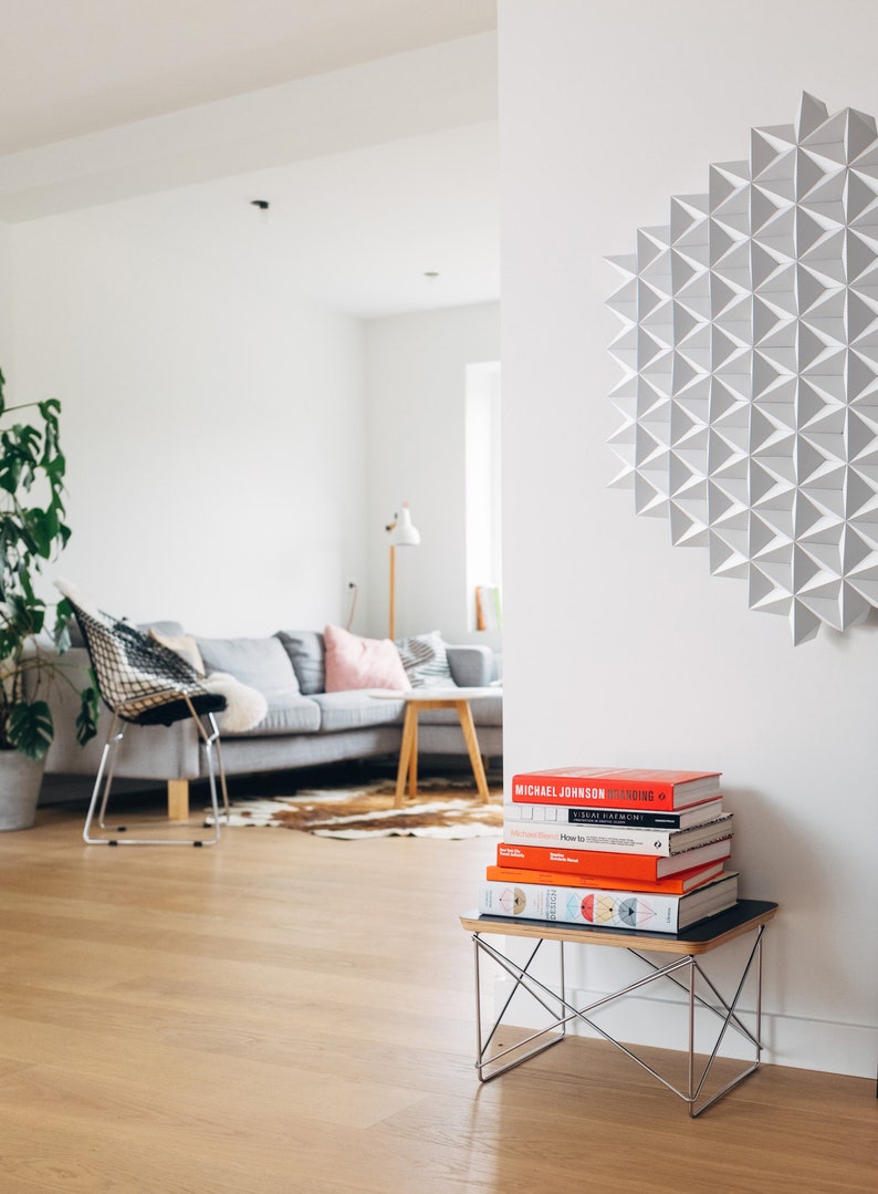 Mandala Large White Wall Decor White Paper Wall Art Etsy