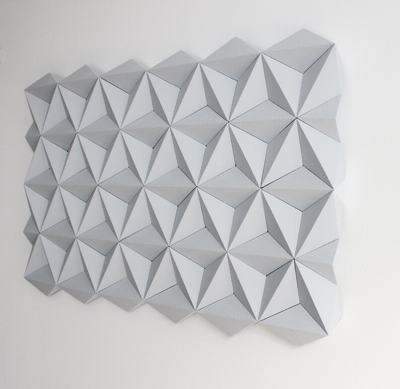 Grey Minimalist Wall Art Geometric Wall Decor Office Home Etsy