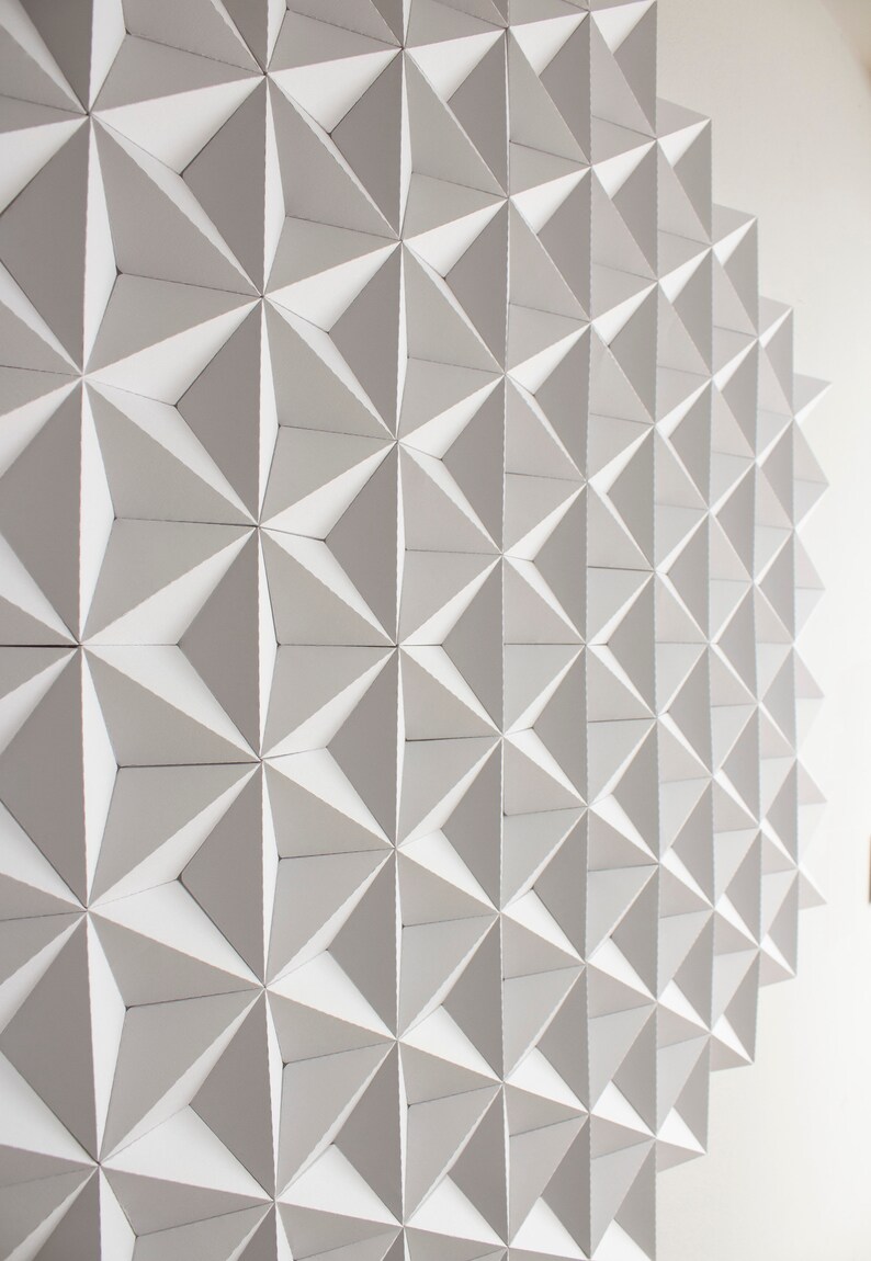 Mandala Large White Wall Decor White Paper Wall Art Etsy