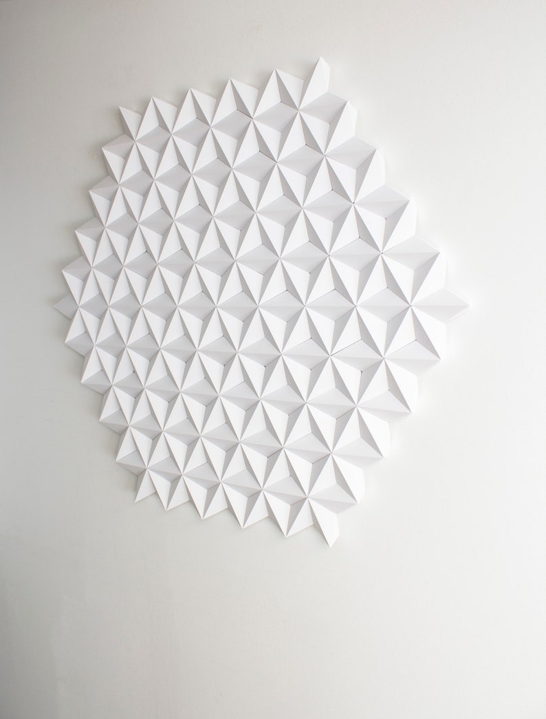 Mandala Large White Wall Decor White Paper Wall Art Etsy